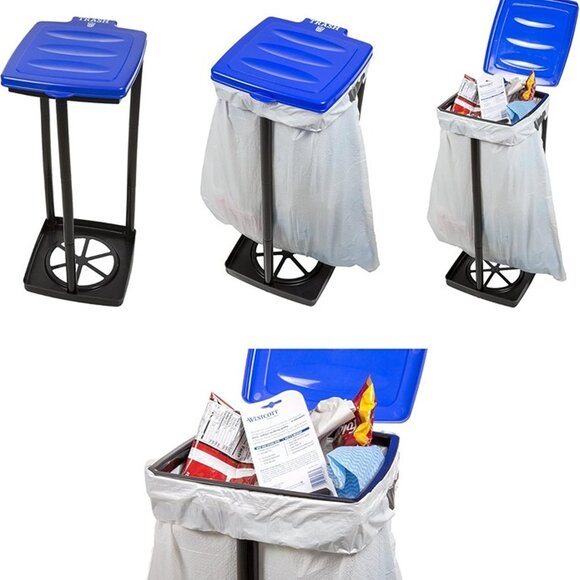 NEW Portable Trash Bag Holder-Collapsible Trashcan for Garbage-Indoor/Outdoor - Picture 6 of 9